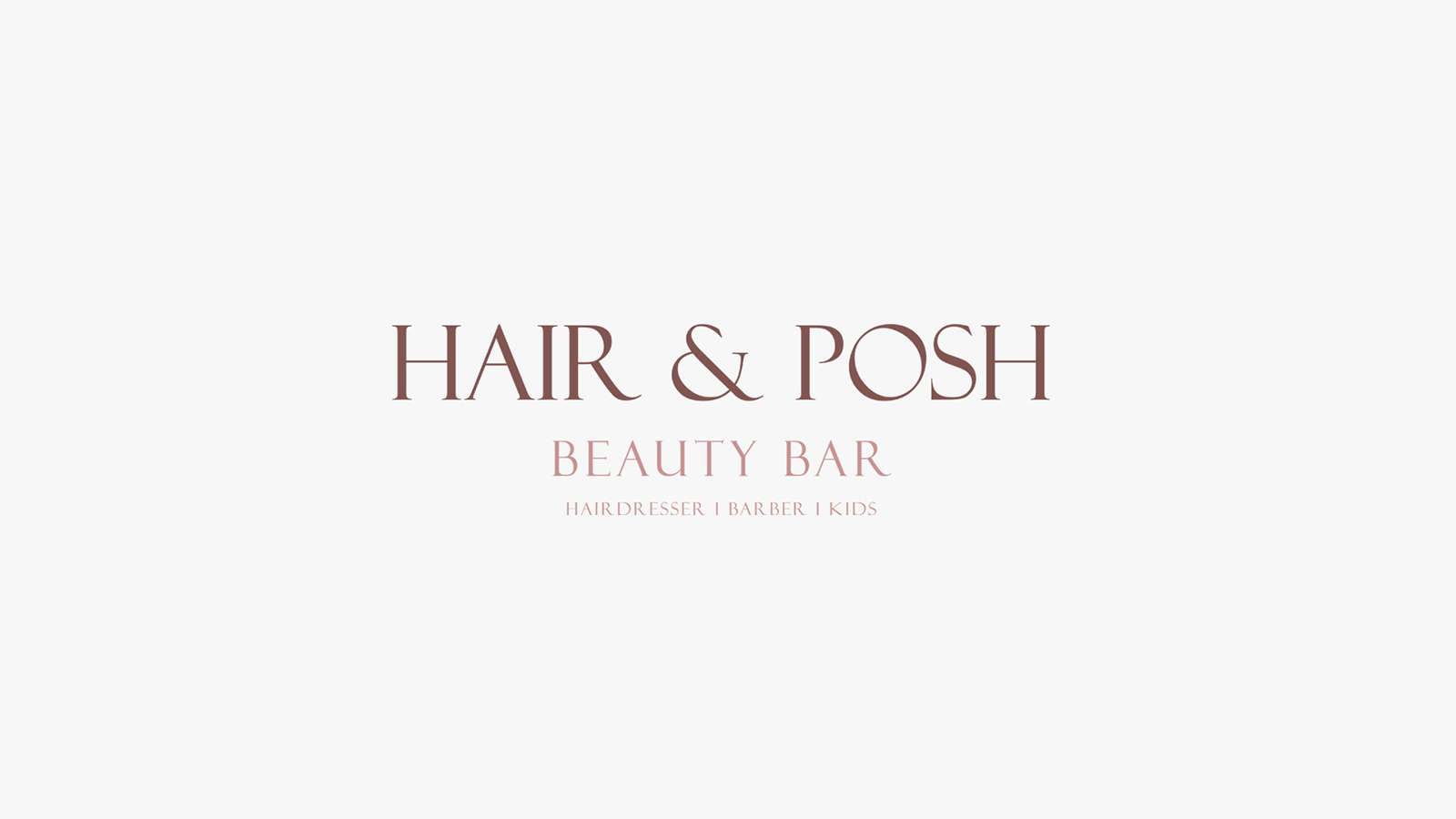 Hair & Posh Beauty Bar logosu